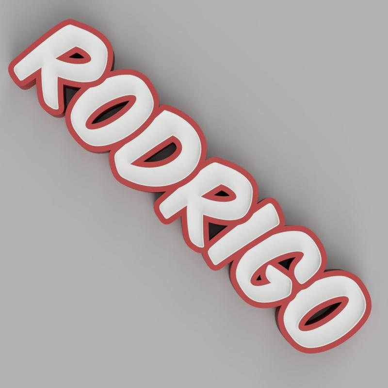 NAMELED RODRIGO - LED LAMP WITH NAME