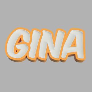 NAMELED GINA - LED LAMP WITH NAME
