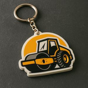 Road Roller Keychain