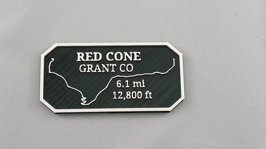 Maverick's Trail Badge Red Cone offroad colorado