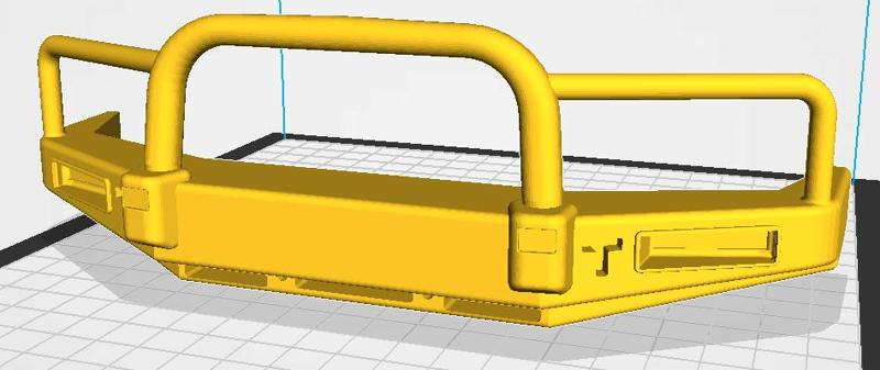 TJM style bullbar 1:10 (low hoop version)