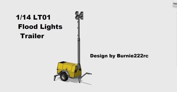 1/14 LT01 Floodlights Trailer