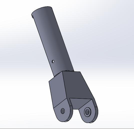 Pool cleaner fork-Pool cleaner fork-Pool sweeper handle