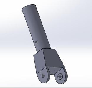 Pool cleaner fork-Pool cleaner fork-Pool sweeper handle