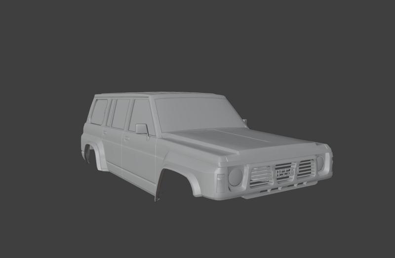 RC BODY GQ NISSAN PATROL WAGON