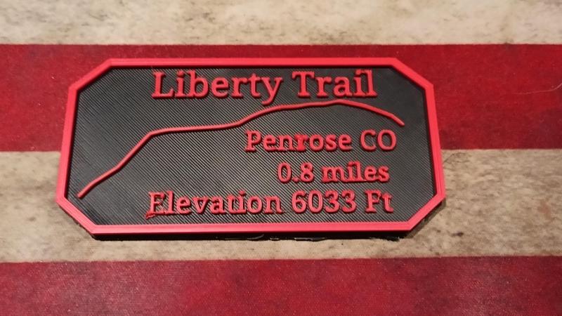 Maverick's Trail badge Liberty Trail Penrose Colorado