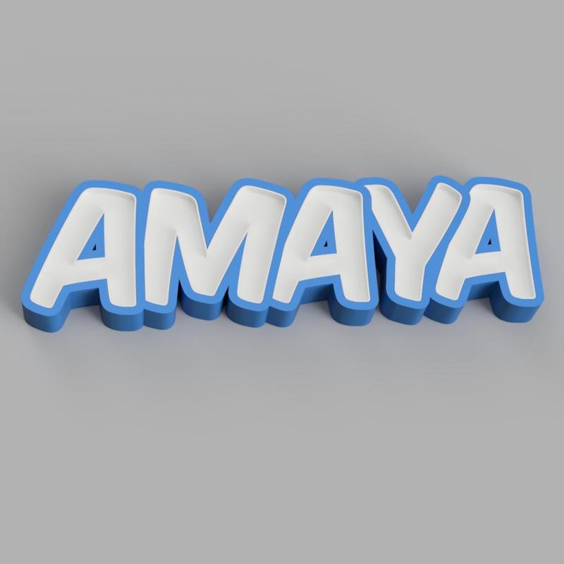 NAMELED AMAYA - LED LAMP WITH NAME