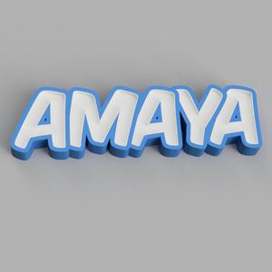 NAMELED AMAYA - LED LAMP WITH NAME