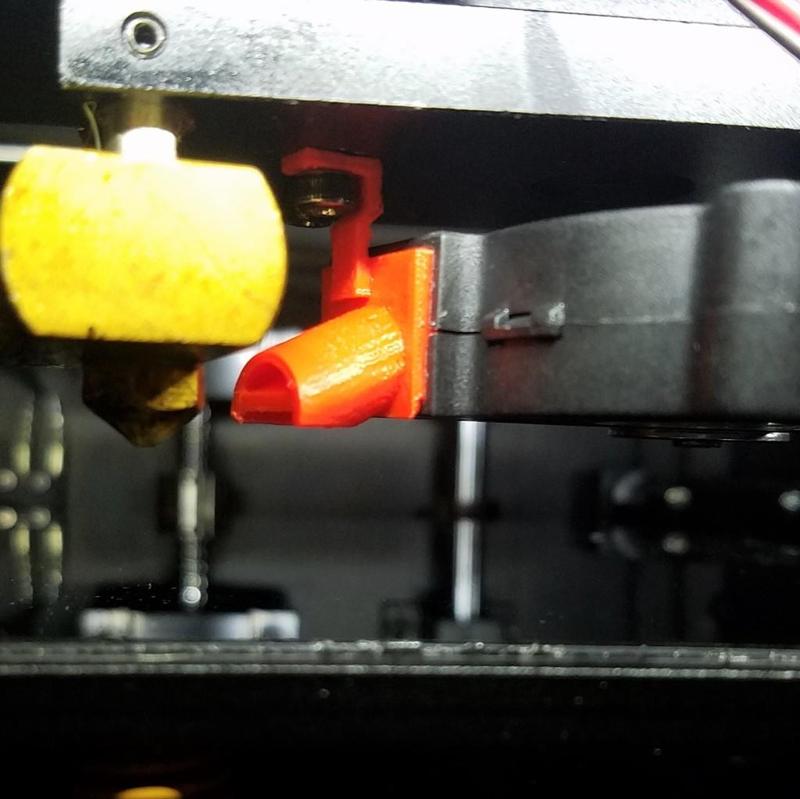 Wanhao D6/Monoprice Ultimate - 50x15mm blower duct - revision 3