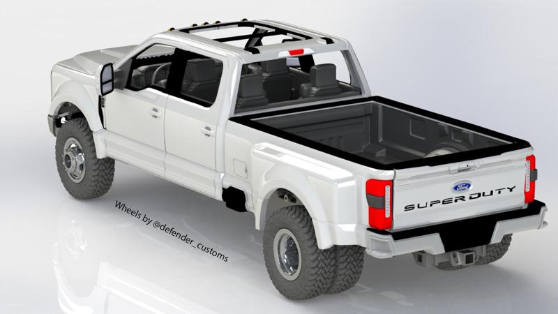 Dually bed update for 1:18 RC F250 Super Duty