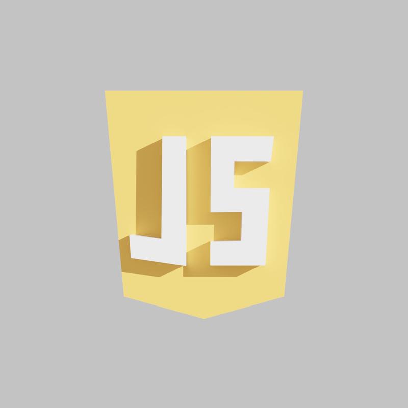 JS - JavaScript Programming Language 3D Logo