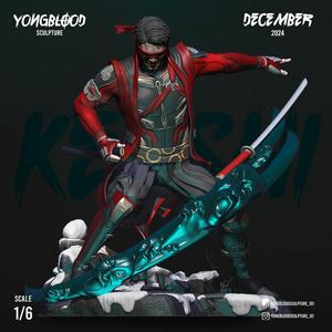 Kenshi Mortal Kombat STL - Yongblood Sculpture