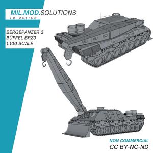Armored recovery vehicle 3 Büffel (BPz3) Bundeswehr