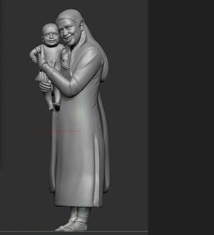 girl with BABY