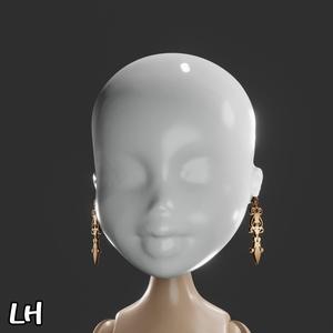 Bratz doll long earrings