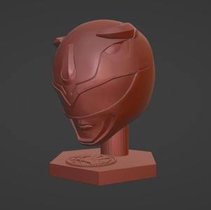 Art Toy Helmet Blue Zyuranger/Blue Ranger Helmet Custom 3D Printing File
