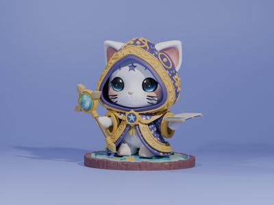 Arttoy Astrologer cat  COSTUME 3D print model