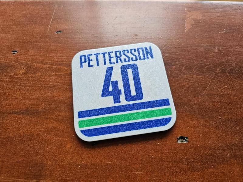 Vancouver Canucks Pettersson 40 Coaster