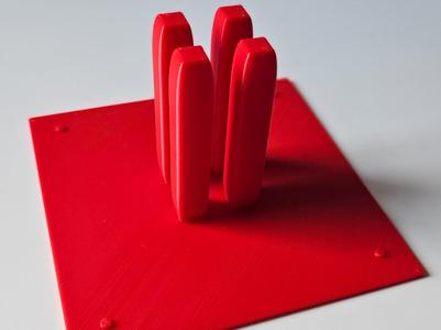 Stand for Carcassonne tile grid holders 