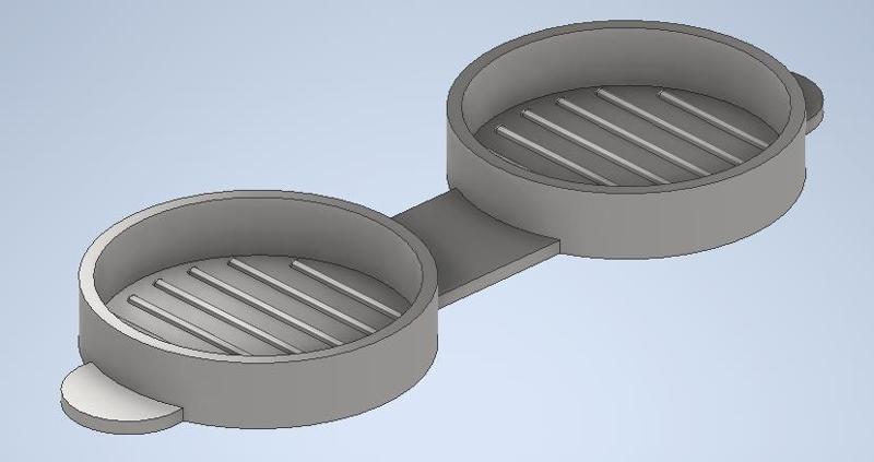 Double hamburger press