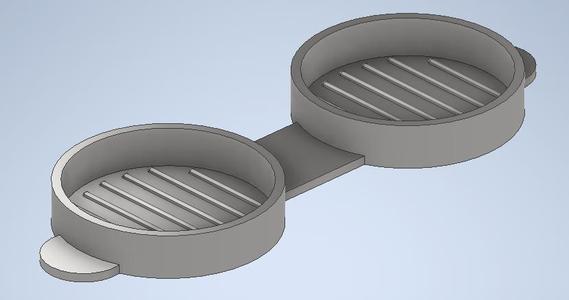 Double hamburger press