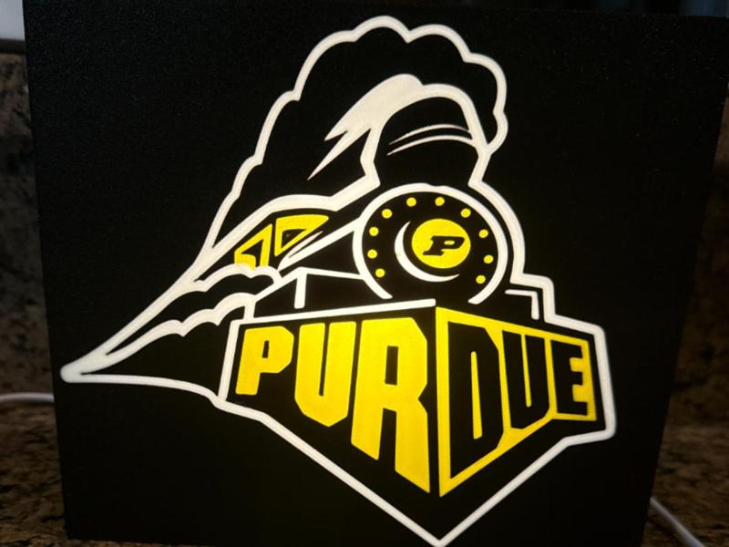 Purdue Train Light Box
