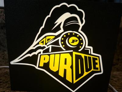 Purdue Train Light Box