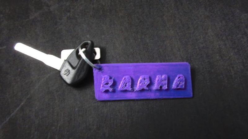KARMA embossed KeyChain