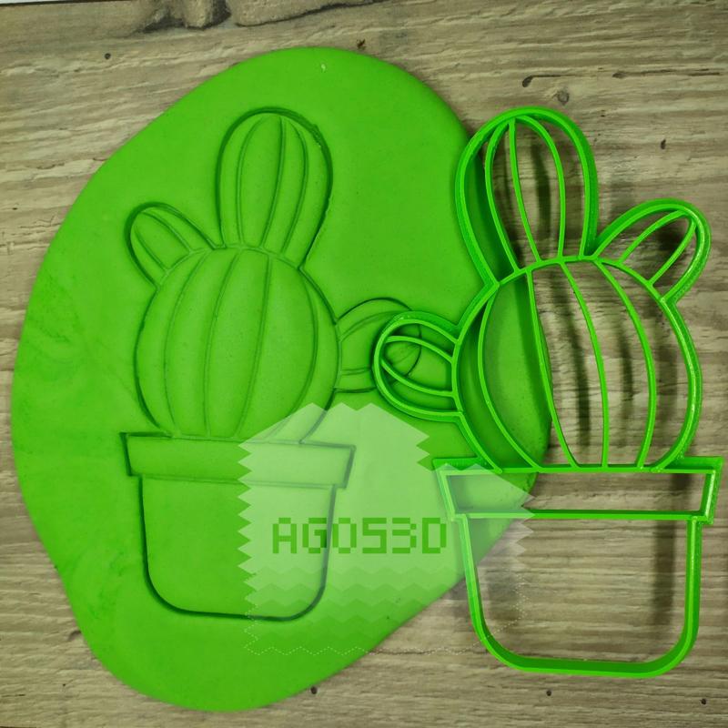 CACTUS - cookie cutter - Mexican party, desert, summer - cut dough and clay - 12cm