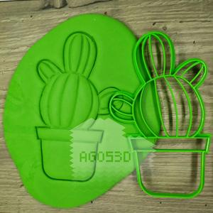 CACTUS - cookie cutter - Mexican party, desert, summer - cut dough and clay - 12cm