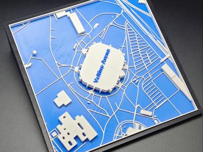Veltins Arena 3D City Map Stadium FC Schalke 04