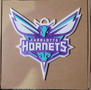 CHARLOTTE HORNETS  3D Logo 180mm series