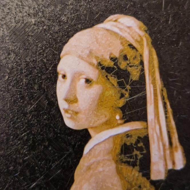 "Girl with pearl earring" by Jan Vermeer