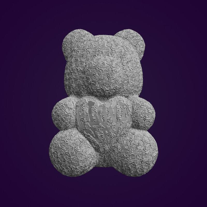 Rose Teddy Bear For Valentin's day