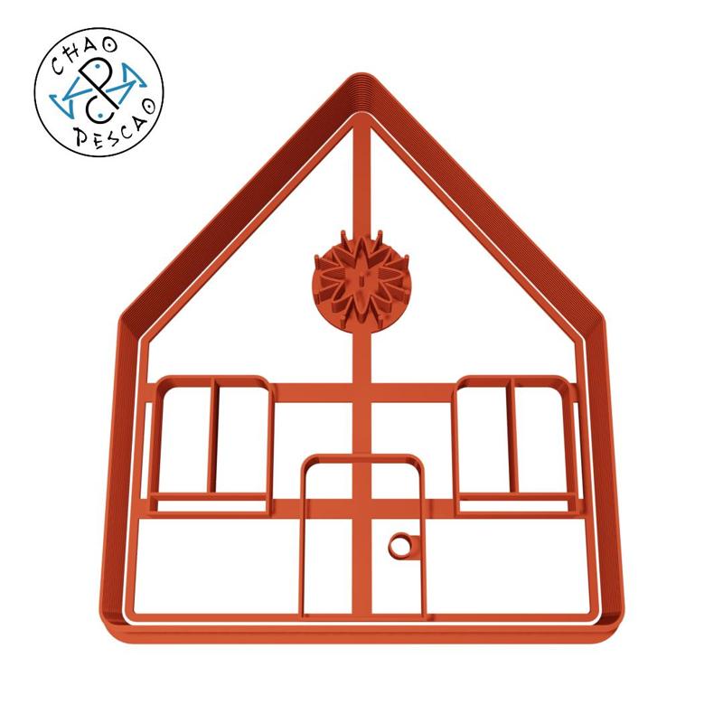 3D Gingerbread House (2nd model) - Cookie Cutter - Fondant - Polymer Clay