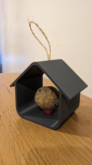 Bird feeder cup and base