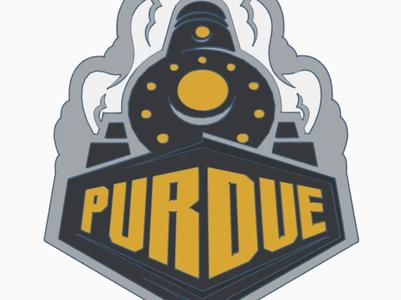 Purdue Boilermaker Train  Boilermaker Express Logo