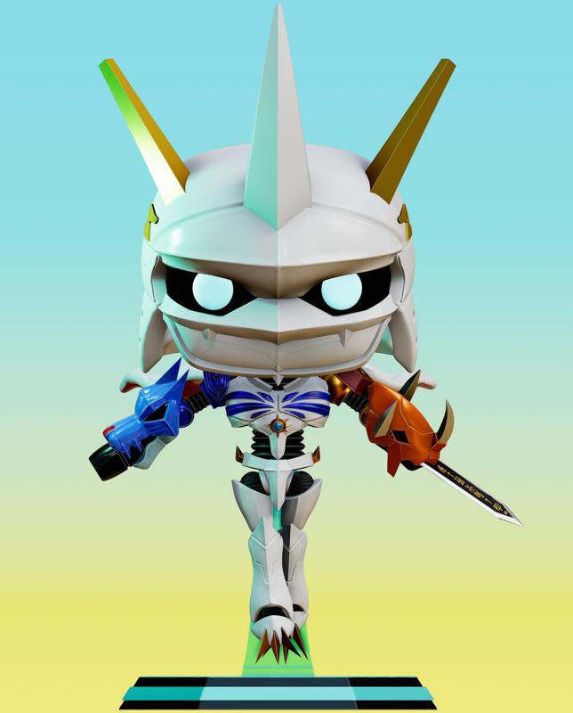 omegamon pop fly pose