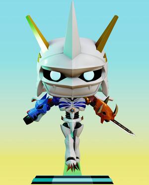 omegamon pop fly pose