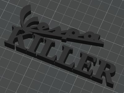 VespaKiller Lettering