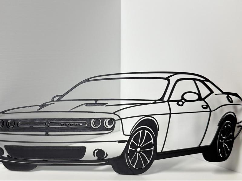 Dodge Challenger Silhouette