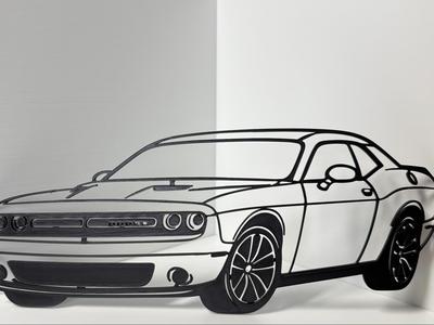 Dodge Challenger Silhouette
