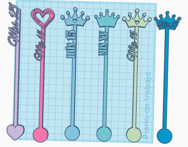 Drink stirrers my 15 - drink stirrers