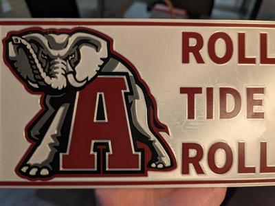 Alabama Crimson Tide- Roll Tide Sign