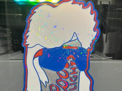 Coors Light Mullet Wall Art