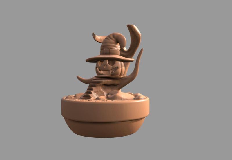 heloween, tree House 3d printable