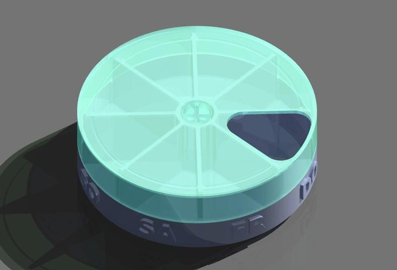 Wochenspender für Medikamente - Weekly 7-Day Medication Pillbox 