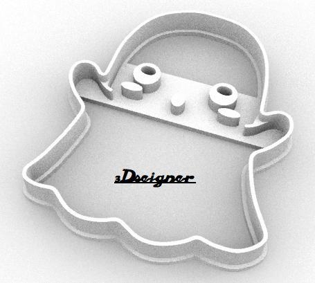 GHOST FANTASMINO COOKIE CUTTER