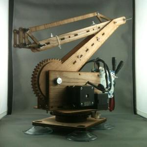 Palletizing Robot Arm (3DOF, 50cm reach, 125g lift)