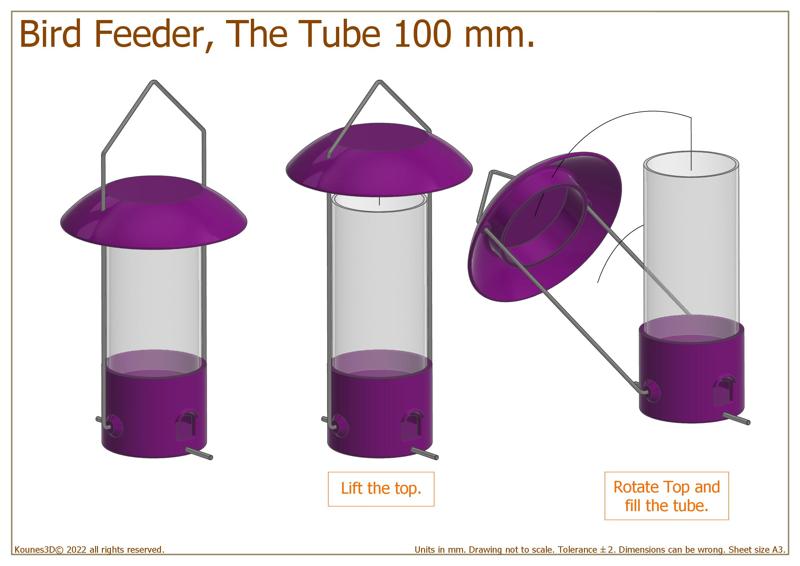 Bird Feeder 100mm